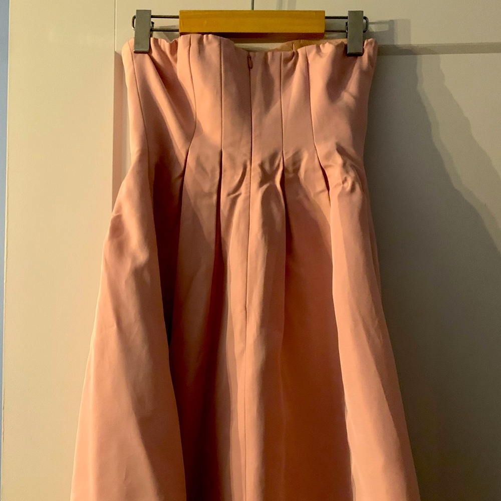 Strapless j crew dress